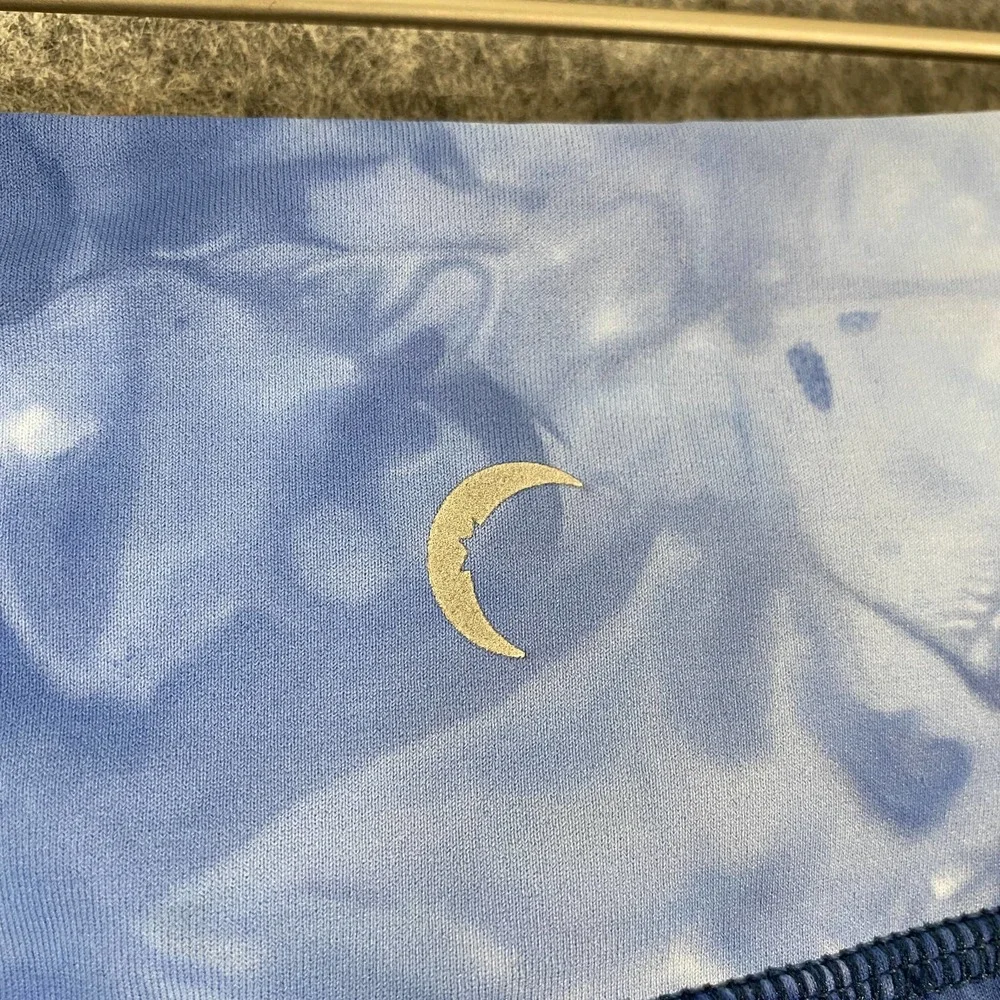 Zyia Active Leggings Girls Small (8-9) Blue Tie Dye Hendrix Light N Tight - Picture 6 of 12
